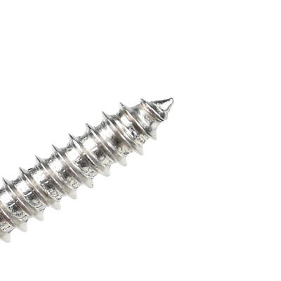 100% QC probado 304 de acero inoxidable cabeza de la cacerola de auto-apertura tornillo 8 X20 con accionamiento cuadrado