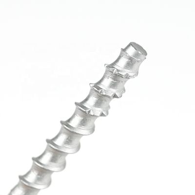 Zinc revestimiento antirrujo anclajes de doble cabeza tornillo de mampostería SS410 de acero inoxidable tornillo de hormigón