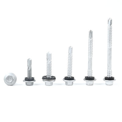 Venta Bi Material Hex Csk Pan Lavadora de cabeza de perforación auto tornillo con lavadora 100% QC probado