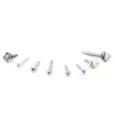 Venta Bi Material Hex Csk Pan Lavadora de cabeza de perforación auto tornillo con lavadora 100% QC probado