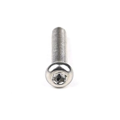 SUS304 Cabeza para cortar hilos Torx M5 X 20mm Tornos para máquinas para estanterías Zinc acabado