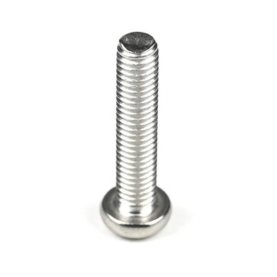 SUS304 Cabeza para cortar hilos Torx M5 X 20mm Tornos para máquinas para estanterías Zinc acabado