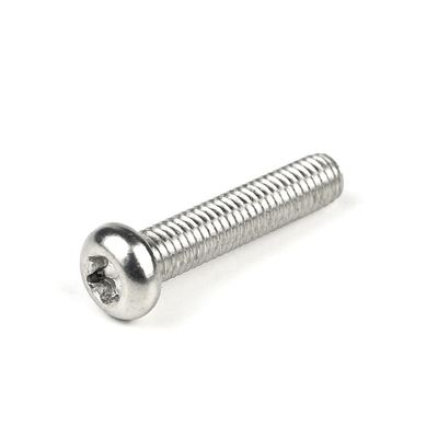 SUS304 Cabeza para cortar hilos Torx M5 X 20mm Tornos para máquinas para estanterías Zinc acabado