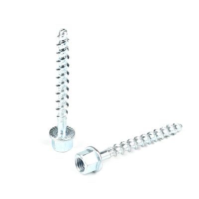 150 mm de alta resistencia M12 Hex Flange cabezas de fijación anclaje y tornillos de mampostería para la aviación