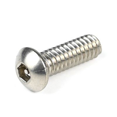 Acero inoxidable 304 cabeza de botón Allen resistente a la manipulación Hex tornillos de la máquina de hilo completo