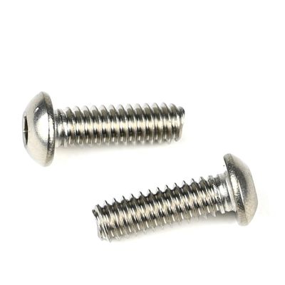 Acero inoxidable 304 cabeza de botón Allen resistente a la manipulación Hex tornillos de la máquina de hilo completo
