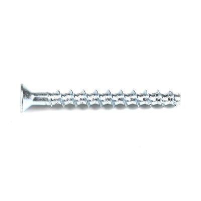 Hex Socket cabeza plana tornillos de tornillo de hormigón de acero al carbono para la instalación