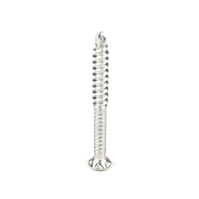 Parafusos de perforación automática de estructura de acero con mediciones métricas y torsión de cabeza ovalada