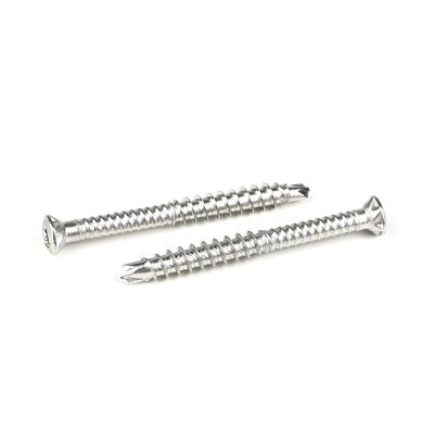 Parafusos de perforación automática de estructura de acero con mediciones métricas y torsión de cabeza ovalada