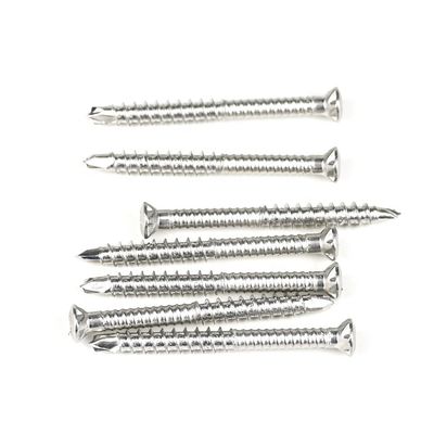 Parafusos de perforación automática de estructura de acero con mediciones métricas y torsión de cabeza ovalada