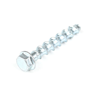 Finalización plana M8 tornillo hexadecimal de trabajo pesado autoapertura tornillos de hormigón pernos de anclaje de hormigón