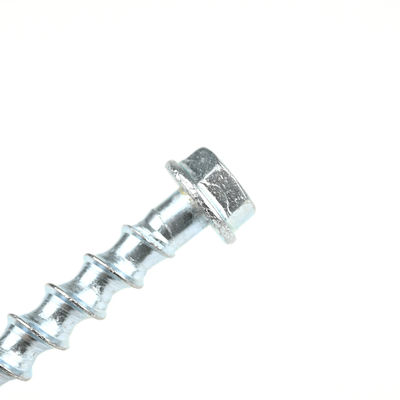 Finalización plana M8 tornillo hexadecimal de trabajo pesado autoapertura tornillos de hormigón pernos de anclaje de hormigón