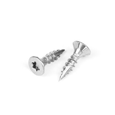 Trim Pozi doble cabeza plana tornillo de cartón de astillas contrafundido de cabeza de cubierta tornillos para suelo de madera