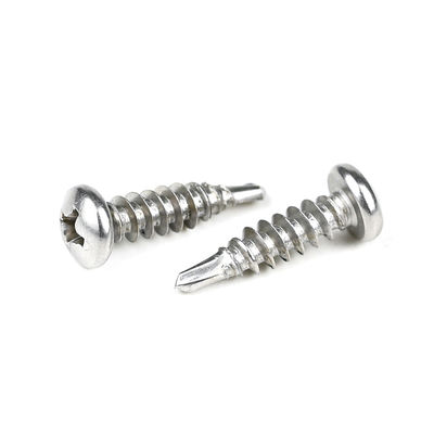 Parafusos de perforación automática de acero inoxidable para perforación de cola para perforación automática parafusos de 410 SS de transmisión cruzada