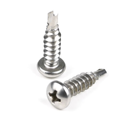 Parafusos de perforación automática de acero inoxidable para perforación de cola para perforación automática parafusos de 410 SS de transmisión cruzada