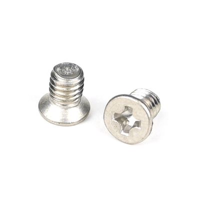 Apoyo personalizado 100% QC probado M4 cabeza plana contra el hundimiento de la máquina tornillo para ventana