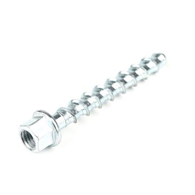 M8 de acero Hex cabeza de brida de hormigón vertical roscado para fijar el techo
