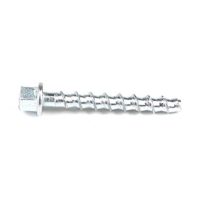M8 de acero Hex cabeza de brida de hormigón vertical roscado para fijar el techo