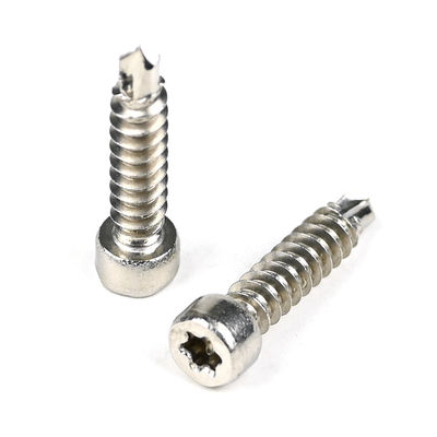 304 de acero inoxidable para el rollo de la cabeza del rellenador de tornillo M6 Torx tornillo con soporte personalizado