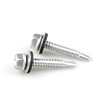 Término de pago T/T A4 de acero inoxidable Hex cabeza Bimetallic ST6.3 tornillo de auto-perforación Epdm Lavadora para la placa de techo
