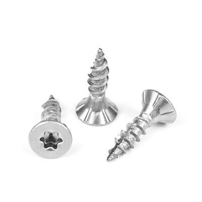 Parafusos Inox doble cabeza de contrafuerte torso tornillo de cartón de hierro para cubierta de acero inoxidable