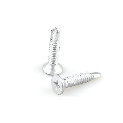 Acero inoxidable 410 316 Bi-metal cabeza plana Phillips tornillo de auto-perforación ST4.8x25