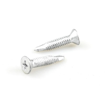 Acero inoxidable 410 316 Bi-metal cabeza plana Phillips tornillo de auto-perforación ST4.8x25
