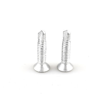 Acero inoxidable 410 316 Bi-metal cabeza plana Phillips tornillo de auto-perforación ST4.8x25