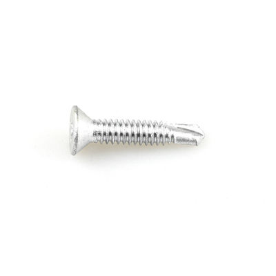 Acero inoxidable 410 316 Bi-metal cabeza plana Phillips tornillo de auto-perforación ST4.8x25
