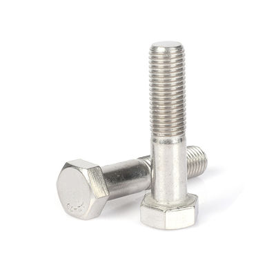 A2-70 Cerrojos de acero inoxidable M6*30 Din931 de rosca parcial