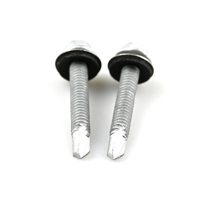 Bi Metal Hex Head Epdm para perforación con tornillo de acero inoxidable de acero al carbono Scm435