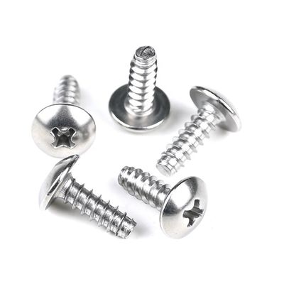 Parafusos de autoapertura de chapa de metal de 12 mm con accionamiento Phillips y cabeza redonda