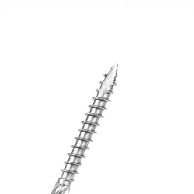 Los tornillos de cubierta con cabeza plana y recopilados con zinc negro se pueden personalizar según la norma ISO