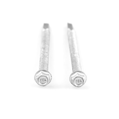 ST5.5 90 mm de longitud Hex Flange de perforación tornillo Tek tornillo bimetal con y personalizable