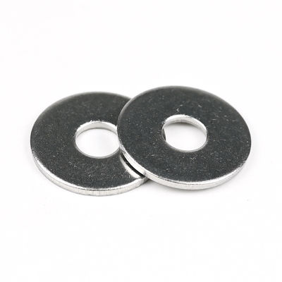 Zinc acabado SUS304 de acero inoxidable Lavadoras planas 6.0*20*1.5 para tornillo de perforación automática