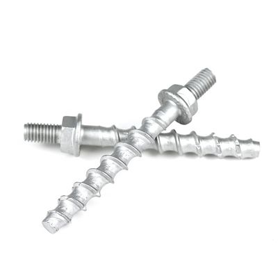 Zinc Finish M10 Hex Flange Head Frame Boltos para túneles de metro 12 mm tornillos de hormigón