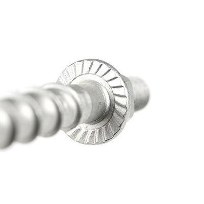 Zinc Finish M10 Hex Flange Head Frame Boltos para túneles de metro 12 mm tornillos de hormigón