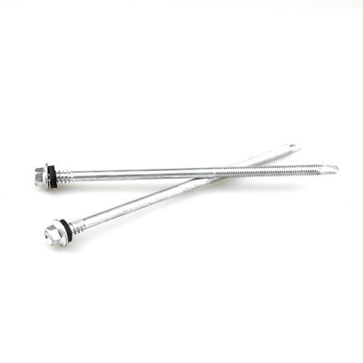 Acero inoxidable Bi Metal Hex Flange Head Panel de sándwich de 140 mm de longitud tornillo de perforación para laminado de sándwich