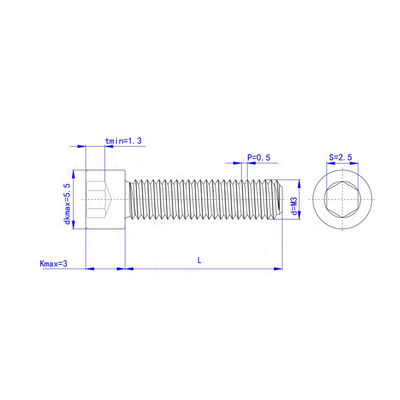 GB estándar M3-M12 304 acero inoxidable enrejado hexagonal cargador de tapa cabeza roscado perno A2-70