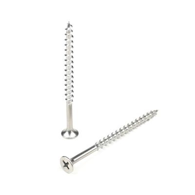 Sus410 de acero inoxidable tornillo de madera Phillips Bugle Pared seca de auto-apagado tornillo de madera 4.2x65mm