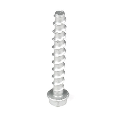 Freno hexadecimal de cabeza plana de acero inoxidable de mampostería de hormigón de tornillos de anclaje de tornillos para el sistema de suspensión de fachada
