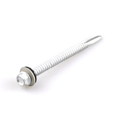 Hex Flange Bimetal Screw con Epdm Lavadora de metal auto perforación de tornillo para la instalación