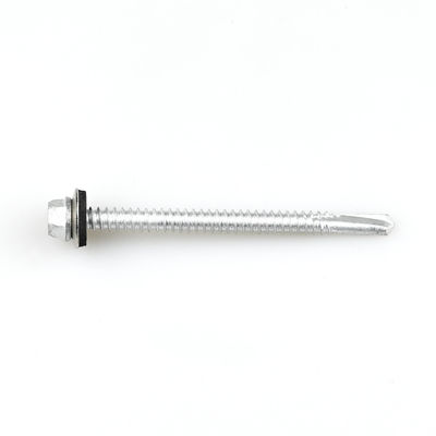 Hex Flange Bimetal Screw con Epdm Lavadora de metal auto perforación de tornillo para la instalación