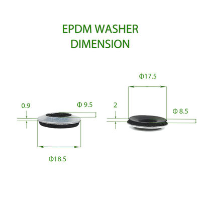Lavadoras de sellado de goma de epdm Neoprene Lavadoras de unión para lavadoras de aluminio personalizadas