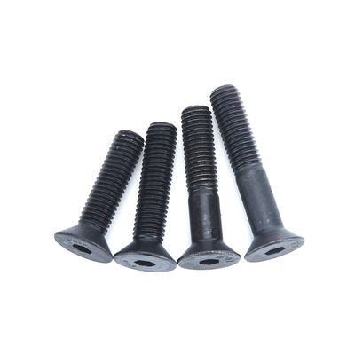 100% QC probado negro de acero al carbono Din7991 grado 10.9 de enchufe hexagonal plano contra cabeza de pernos sumergidos