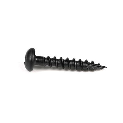 Construcción de madera revestido de cubierta tornillo de tierra con tornillos de cartón negro de acero inoxidable