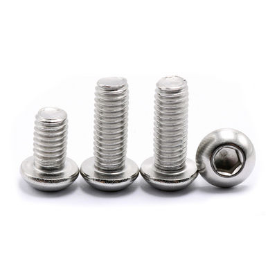 ISO 7380 A2 70 de acero inoxidable Allen Cerrojo M6 M8 M10 Sus304 Cerrojo cabeza del botón de la toma hexagonal