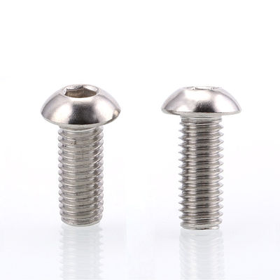 ISO 7380 A2 70 de acero inoxidable Allen Cerrojo M6 M8 M10 Sus304 Cerrojo cabeza del botón de la toma hexagonal