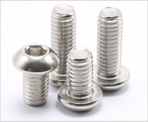 ISO 7380 A2 70 de acero inoxidable Allen Cerrojo M6 M8 M10 Sus304 Cerrojo cabeza del botón de la toma hexagonal