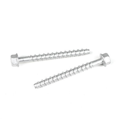 Cerrojos de hormigón con cabeza hexagonal de acero inoxidable M6 para fijación del sistema de tráfico ferroviario